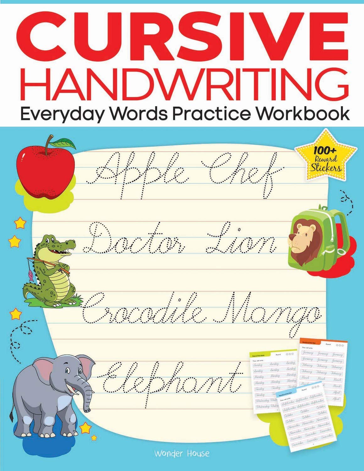 Cursive Handwriting - Everyday Words: Practice Workbook For Children - Paperback