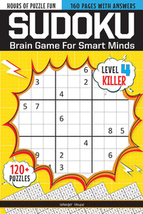 Sudoku - Brain Games For Smart Minds Level 4 Killer - Paperback
