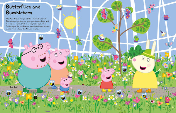 Peppa Pig: Peppa Loves Animals Sticker Book - Paperback