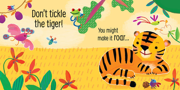 Usborne Touchy Feely Sounds : Don't Tickle The Tiger - Boardbook