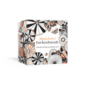Johanna Basford Enchantments: Colorable Gift Tags with Metallic Cord