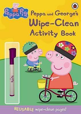 Peppa Pig : Peppa and George's Wipe Clean Activity Book - Paperback - Kool Skool The Bookstore