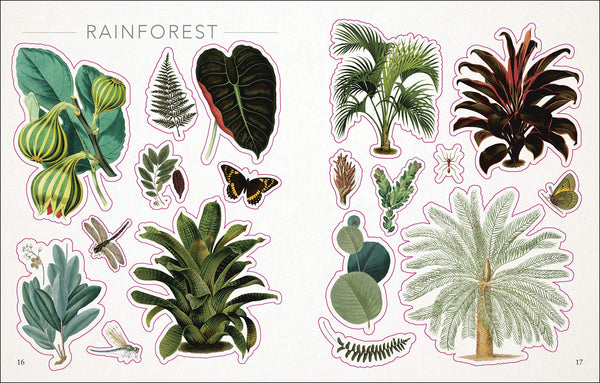 The Botanist's Sticker Anthology - Hardback