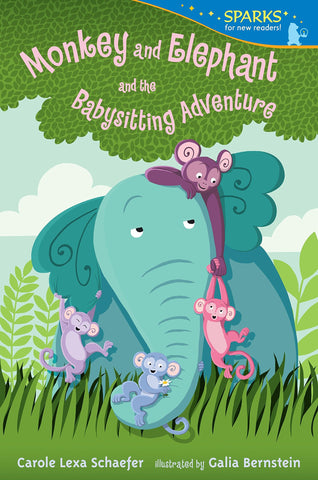 Sparks  Readers : Monkey and Elephant and the Babysitting Adventure - Paperback