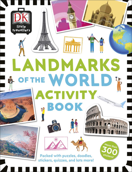 Little Travellers Landmarks of the World: Packed with puzzles, doodles, stickers, quizzes, and lots more - Paperback