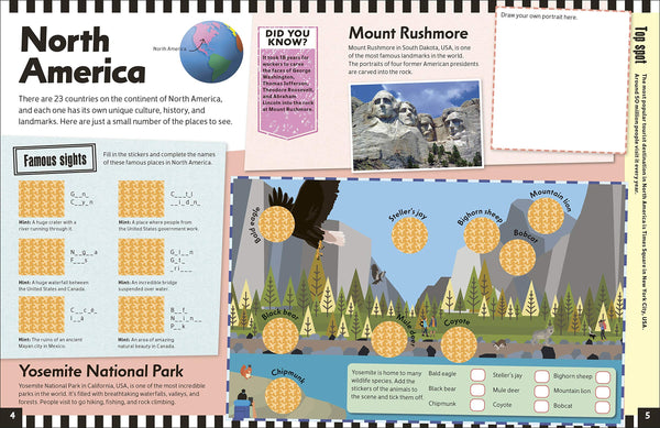 Little Travellers Landmarks of the World: Packed with puzzles, doodles, stickers, quizzes, and lots more - Paperback