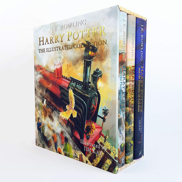 Harry Potter : The Illustrated Collection (Three Magical Classics) - Hardback