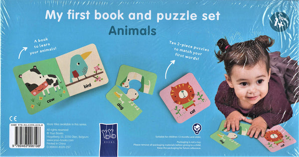 My First Book And Puzzle Set : Animals - Board Book