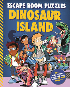 Escape Room Puzzles: Dinosaur Island (Escape Room Puzzles, 1) - Paperback