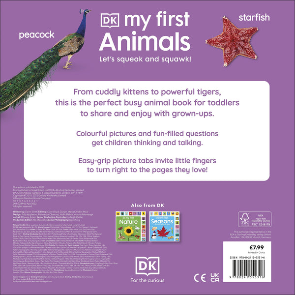 My First Animals : Let's Squeak and Squawk! - Board Book