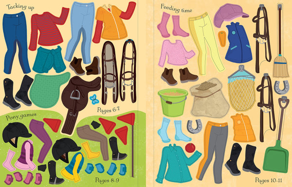 Sticker Dolly Dressing At The Stables - Paperback