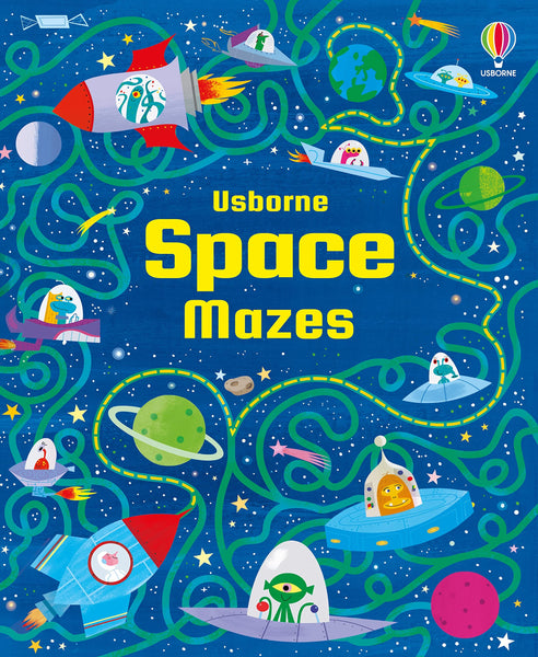 Usborne Book And Jigsaw Space Maze - Paperback