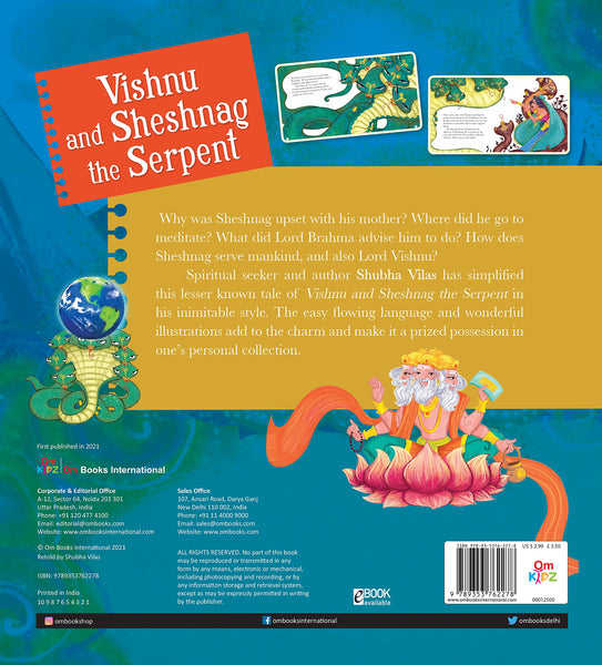 Vehicles Of Gods : Vishnu And Sheshnag And The Serpent - Paperback