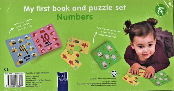 My First Book And Puzzle Set : Numbers - Board Book