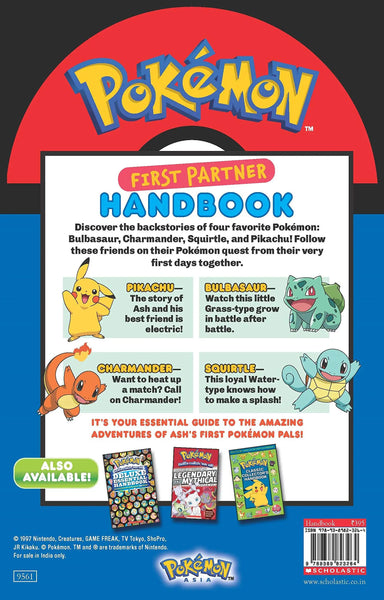 First Partner Handbook : Bulbasaur, Charmander, Squirtle, Pikachu - Paperback