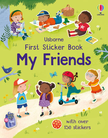 First Sticker Book My Friends - Paperback