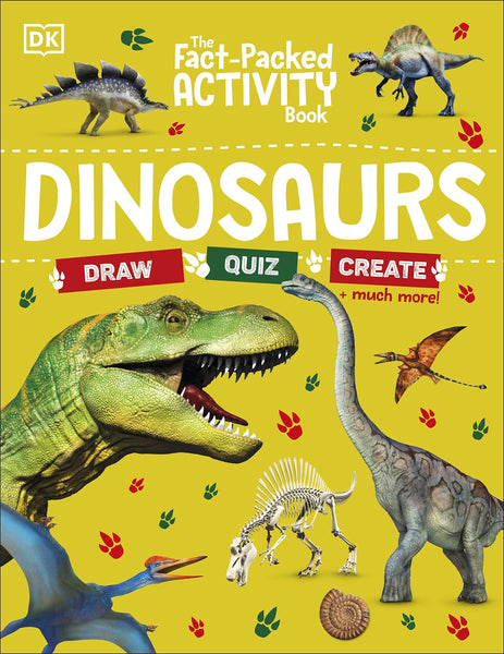 The Fact-Packed Activity Book : Dinosaurs - Paperback