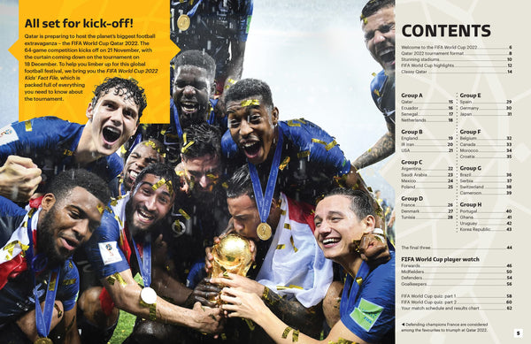 Fifa World Cup 2022 Fact File - Hardback