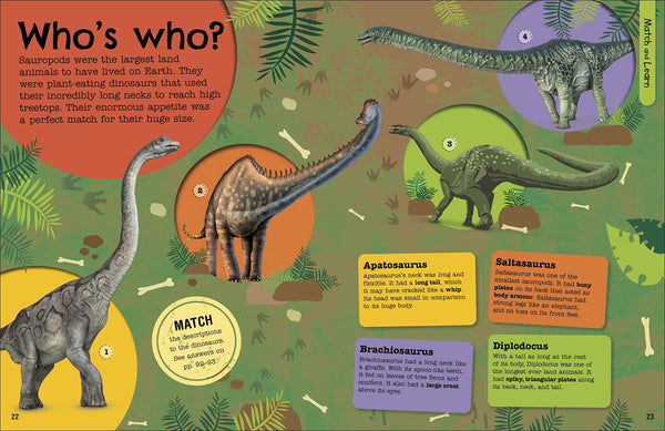 The Fact-Packed Activity Book : Dinosaurs - Paperback