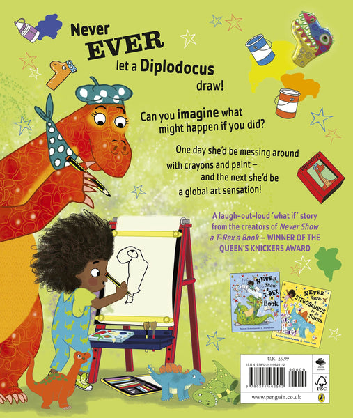 Never Let a Diplodocus Draw - Paperback