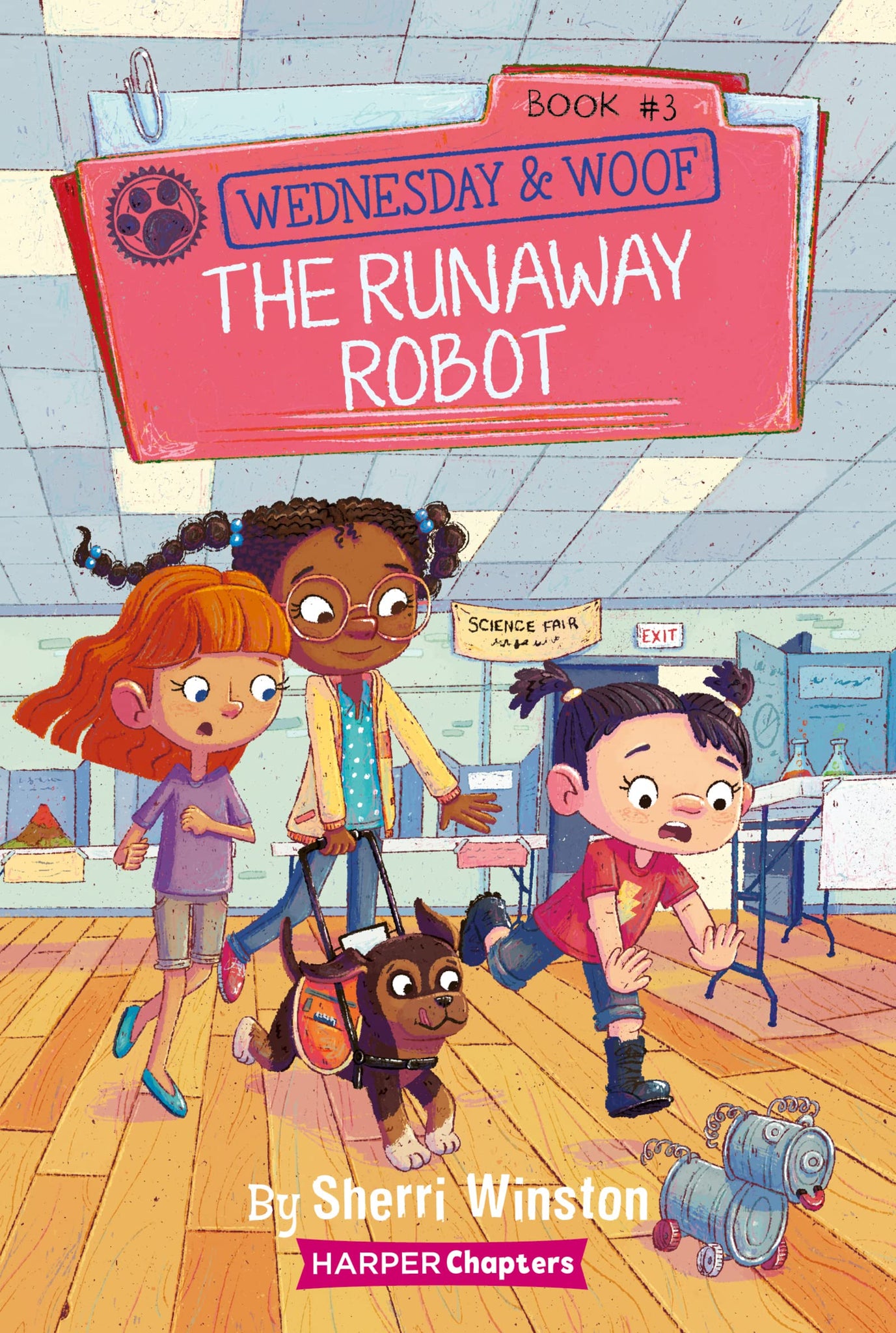 Wednesday And Woof #3: The Runaway Robot - Paperback