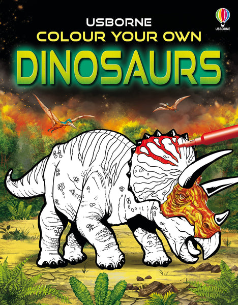 Colour Your Own Dinosaurs - Paperback