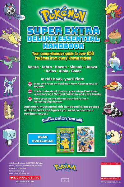 Pokemon Super Extra Deluxe Essential Handbook (2021 Edition) - Paperback