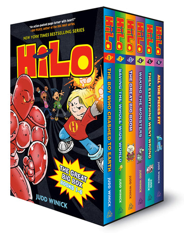 Hilo: The Great Big Box (Books 1-6) Hardback - Boxset