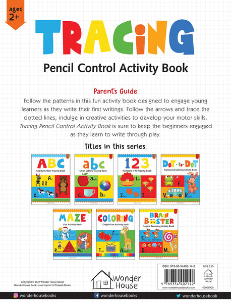 Preschool Activity Book: Tracing - Pencil Control Activity Book For Kids - Paperback