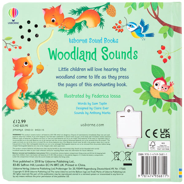 Woodland Sounds (Sound Books) - Board Book