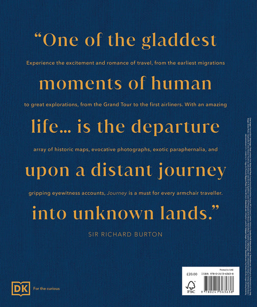 Journey : An Illustrated History of the World's Greatest Travels - Hardback