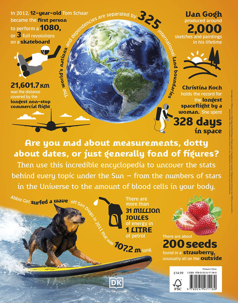 Our World in Numbers : An Encyclopedia of Fantastic Facts - Hardback