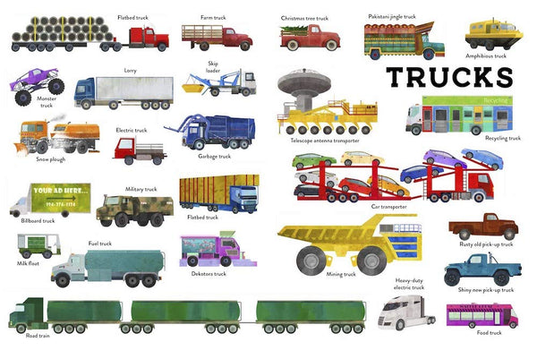 Trucks!: (and Other Things with Wheels) - Hardback
