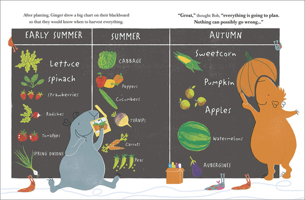 Guinea Pigs Go Gardening - Hardback