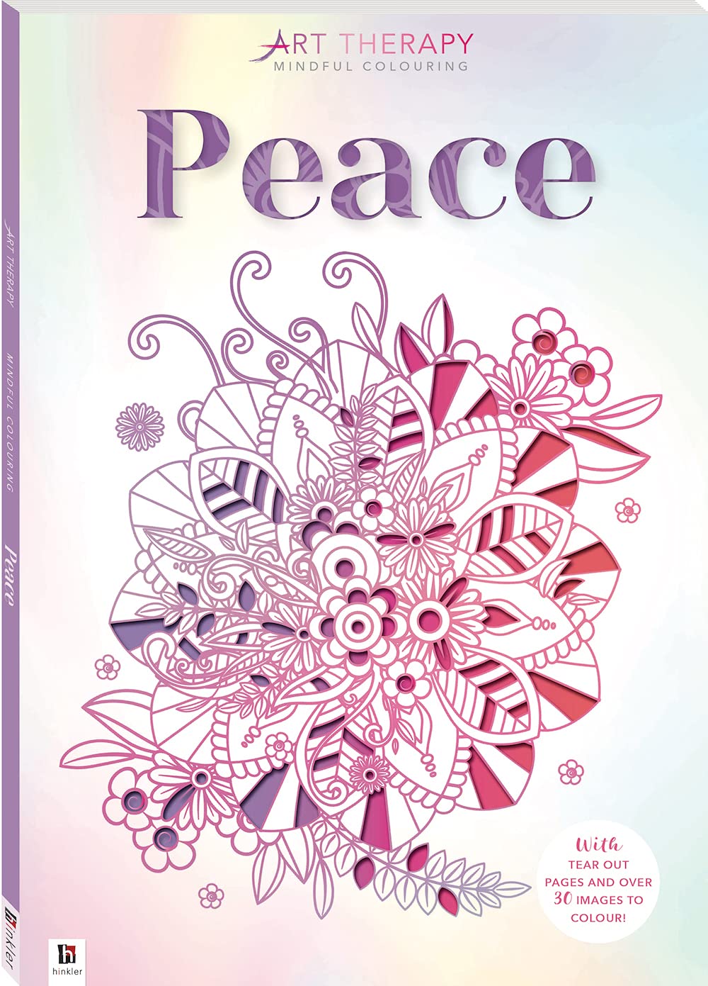 Art Therapy Mindful Colouring Peace - Paperback