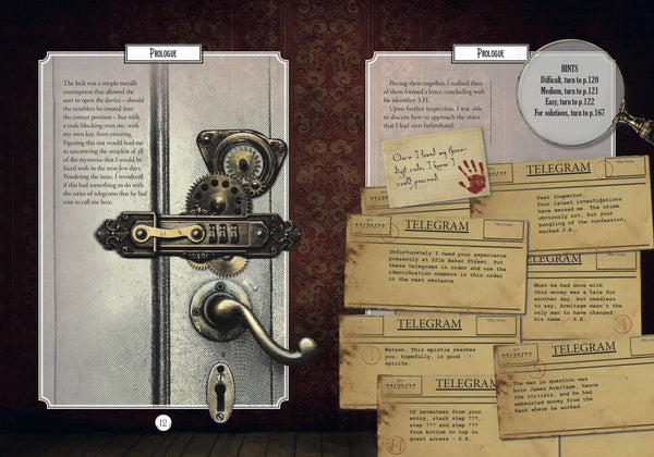Sherlock Holmes Escape Room Puzzles - Hardback