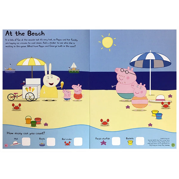 Peppa Pig : Summer Fun! Sticker Book - Paperback
