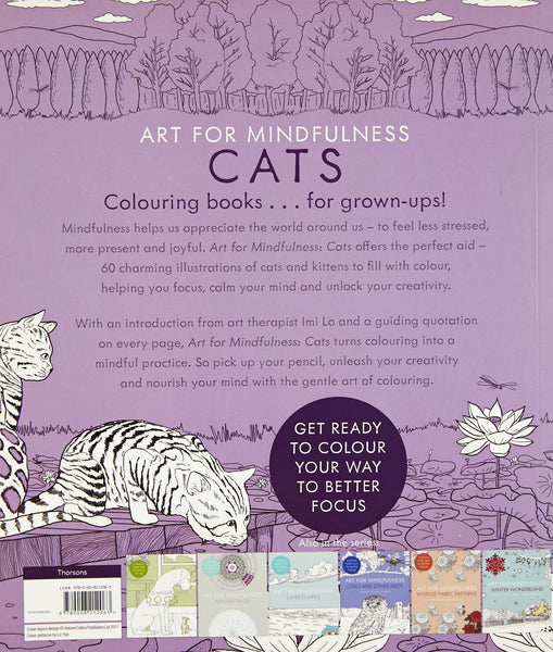 Art for Mindfulness : Cats (Colouring Books) - Paperback