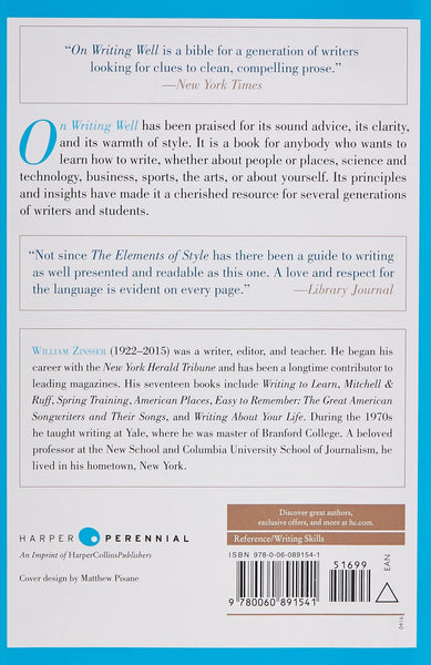 On Writing Wel: The Classic Guide to Writing Nonfiction - Paperback