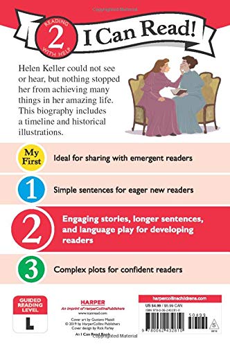 I Can Read Level 2 : Helen Keller: The World at Her Fingertips - Paperback