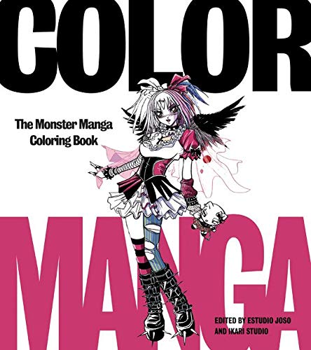 Color Manga : The Monster Manga Coloring Book - Paperback