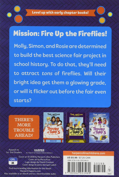 Trouble at Table 5 #3 : The Firefly Fix - Paperback