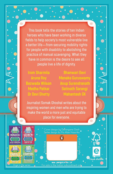 10 Indian Heroes Who Help People Live With Dignity - Paperback