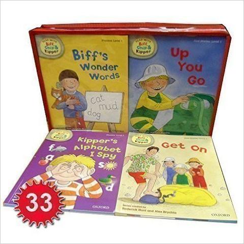 Phonics and First Stories Collection - Read With Biff, Chip And Kipper Levels 1 2 3 - Box Set - Paperback - Kool Skool The Bookstore