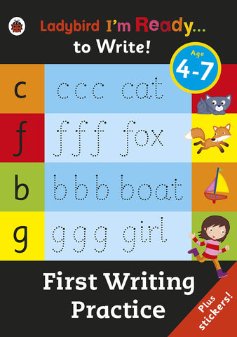 Ladybird I'm Ready to Write : First Writing Practice : Sticker Activity Book - Paperback