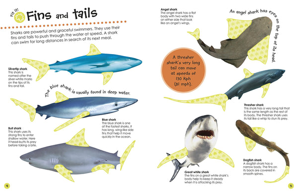 Sharks Ultimate Sticker Book - Paperback