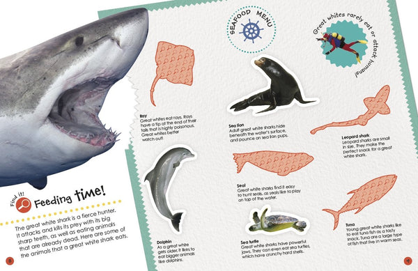 Sharks Ultimate Sticker Book - Paperback