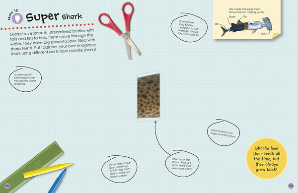 Sharks Ultimate Sticker Book - Paperback