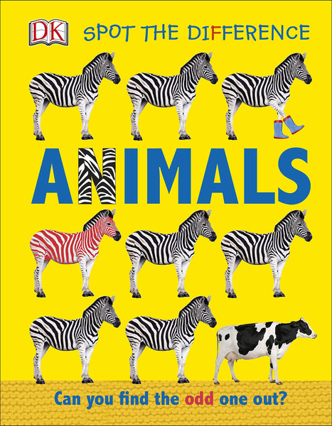 Spot the Difference Animals: Can you Find the Odd One Out? - Board book