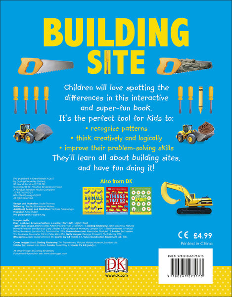 Spot the Difference Building Site: Can you find the odd one out? - Board book